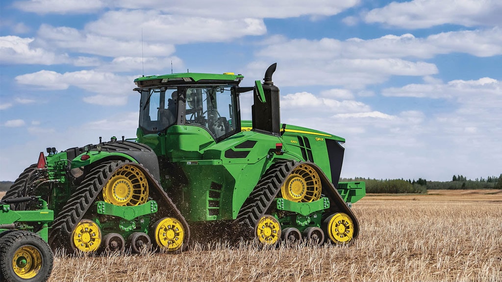 tractor in field